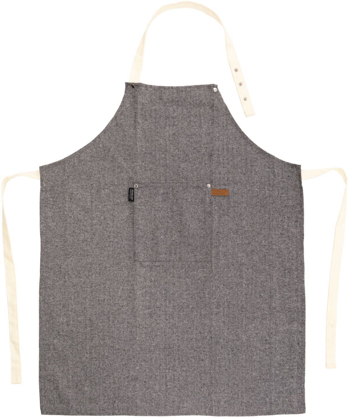 Tirolix Grembiule Fishbone 68 x 85 cm Nero