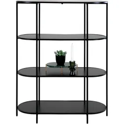 Bücherregal DROP VITA (LBH 36x85x111 cm) - schwarz - LBH 36x85x111 cm