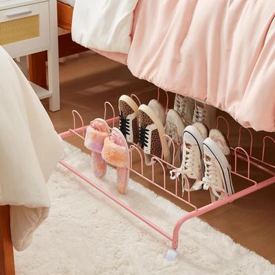 Suprima® Rolling Underbed Shoe Holder with Wheels by DormCo