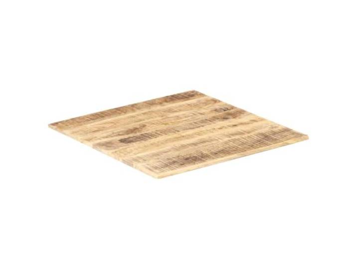 GFDWPUY Tischplatte Massivholz Mango 70x70 cm 15-16 mm Dicke, Rustikaler Industriestil, Für Esszimmer, Restaurant, Cafe, Hotel