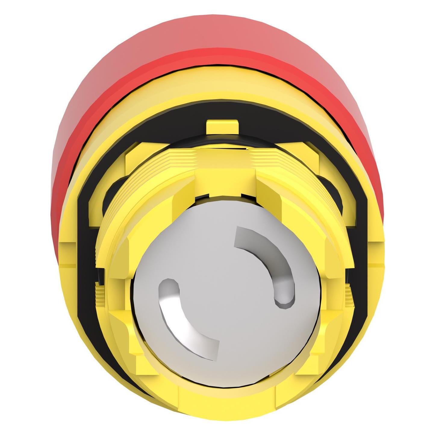 Schneider Electric Emergency Stop Head Red Push Pull 30mm (ZB5AT844)