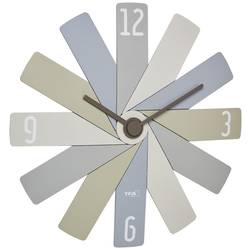 TFA Dostmann 60.3020.30 Quarz Wanduhr 40 cm x 3.7 cm x 40 cm Bunt Leisegang-Uhrwerk
