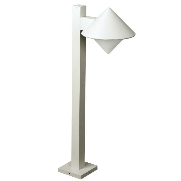 Albert Triangle Down Buitenlamp Wit