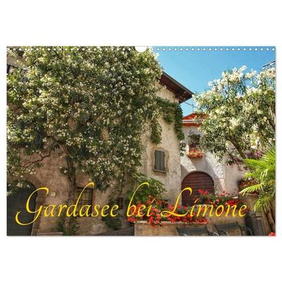 Gardasee bei Limone (Wandkalender 2027 DIN A3 quer), CALVENDO Monatskalender