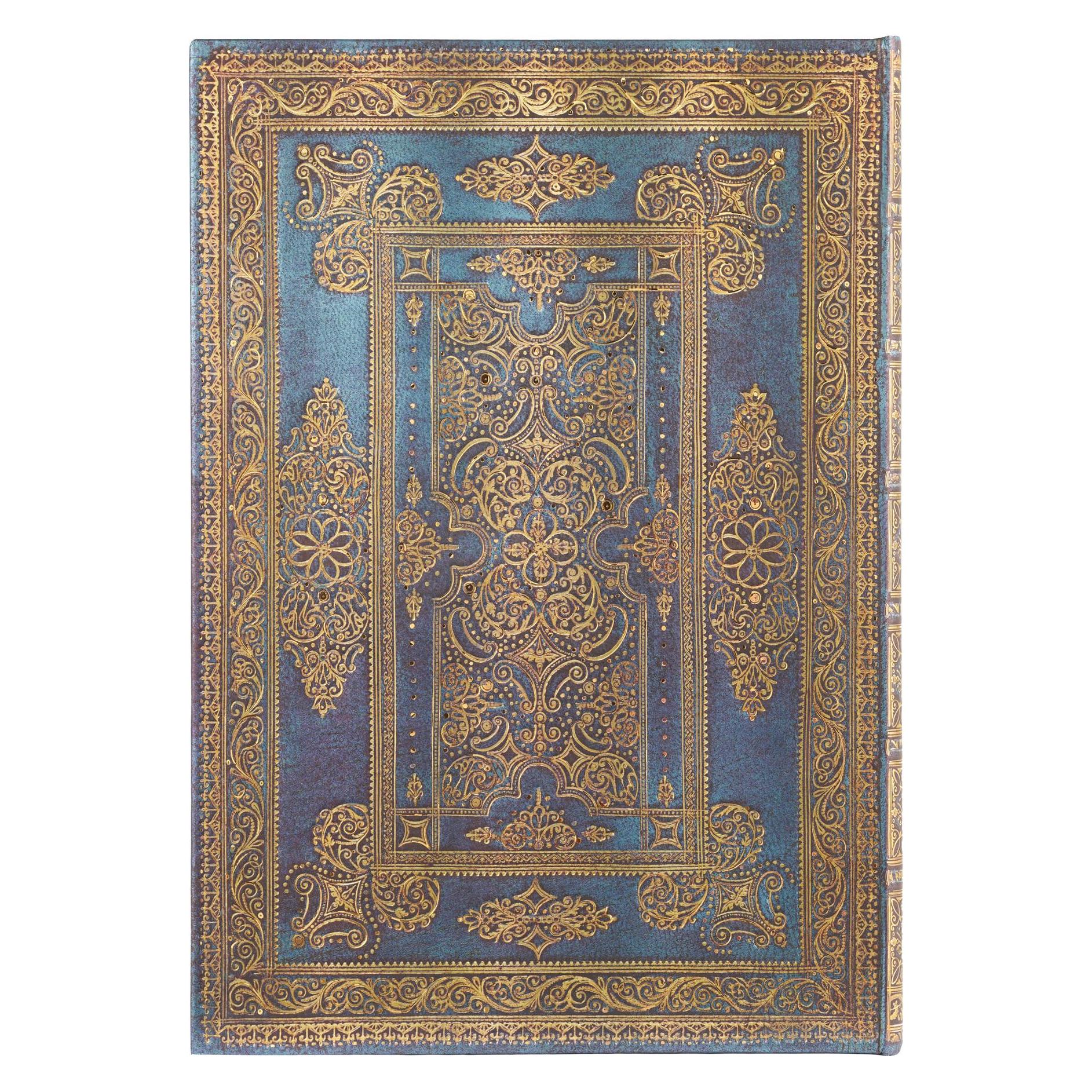 Paperblanks Hardcover Notizbücher - Blue Luxe - Grande - Unliniert (Blanko, Harter Einband) (PB9589-7)
