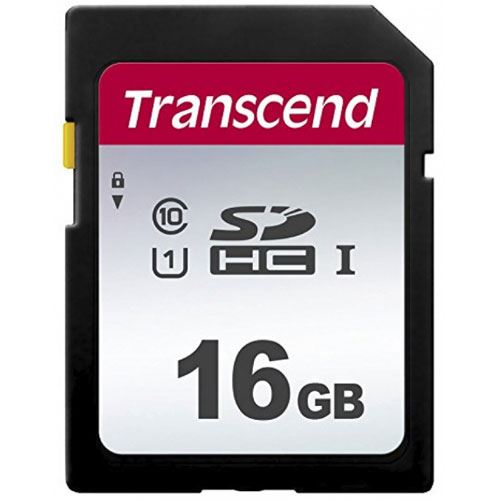 16GB Transcend SD Card SDHC SDC300S 95/45 MB/s
