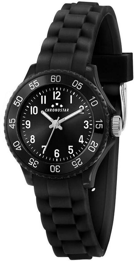 Montre Enfant Chronostar Rocket En Silicone Noir Homme