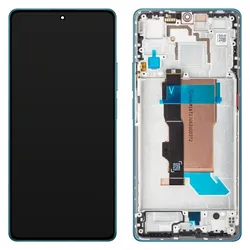 Xiaomi Display Unit für Poco F5, blau (Display, Xiaomi Poco F5), Mobilgerät Ersatzteile, Blau
