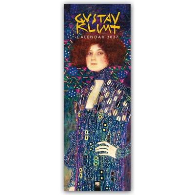 Gustav Klimt – Slimline-Kalender 2027 – Original Flame Tree Publishing-Kalender Slimeline [Kalender]