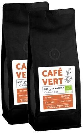 cafeCompagnie Bio Grüner Kaffee Sueno - Region Altura - Mexiko - Entkoffeiniert Mit Wasser 1 Kg - MaxiCoffee
