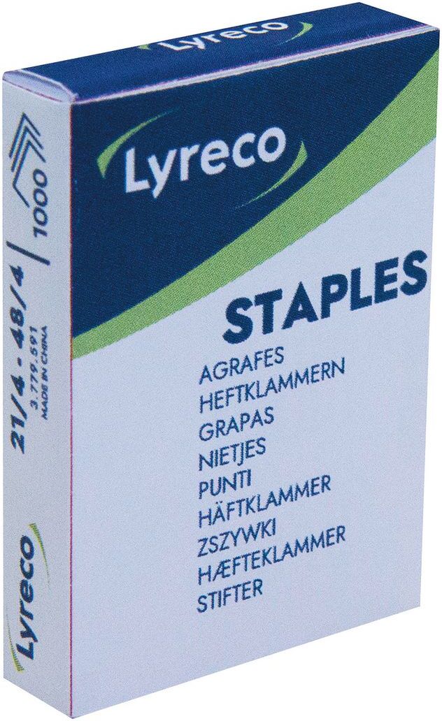 LYRECO Häftklammer 21/4 2000/fp