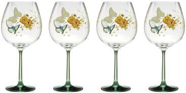 "Lenox Butterfly Meadow Balloon Wine Glasses, Set of 4 - 2.75"" Round"
