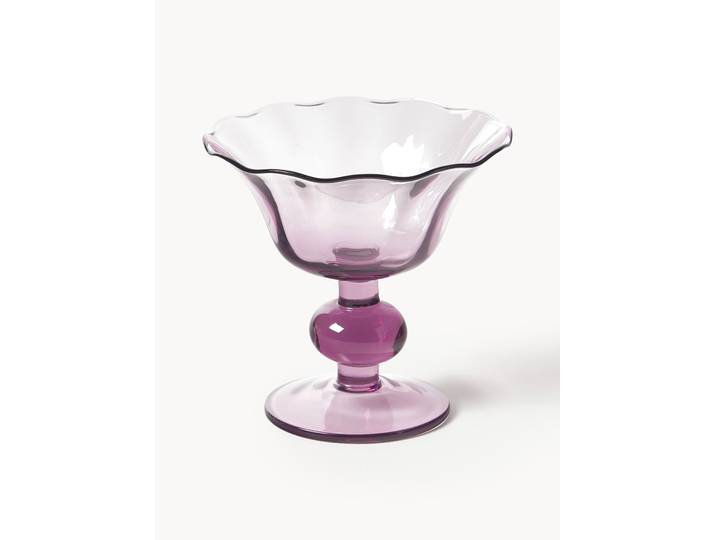Coupes à dessert soufflées bouche Tulya, 4 pièces