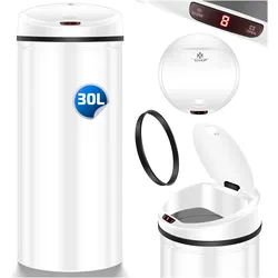 Kesser Automatik Sensor Mülleimer, Abfalleimer, Weiss