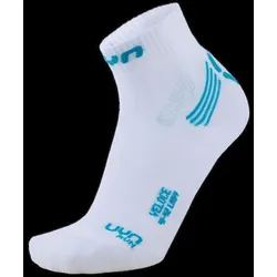 UYN Run Veloce Cool-Air-Flow Laufsocken Damen white/turquoise 35-36