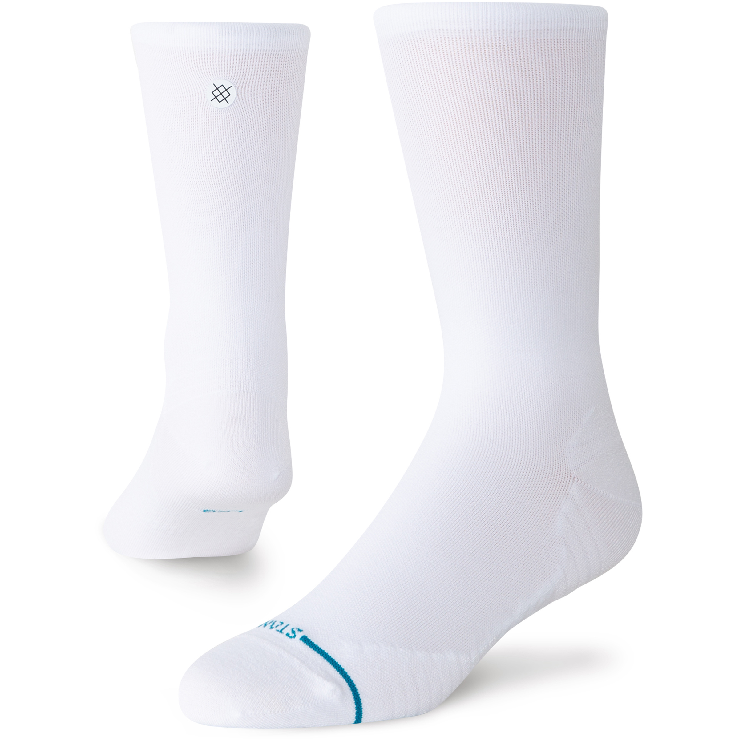 Stance Solid Ul Crew Laufsocken weiss Größe 38 Trailrunning | Laufen Elastisch