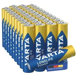 Varta 40er-Pack Batterien Micro AAA »Longlife Power«