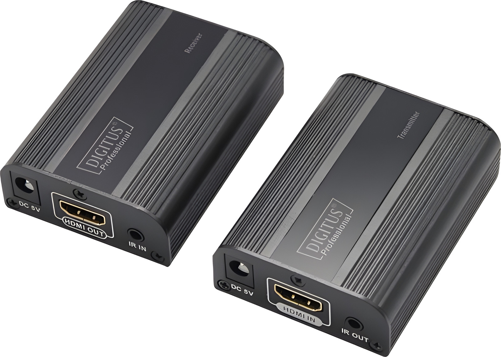 DIGITUS DS-55204 HDMI-extensieset, 4K/60Hz, HDMI 2.0, bereik 30/60 meter