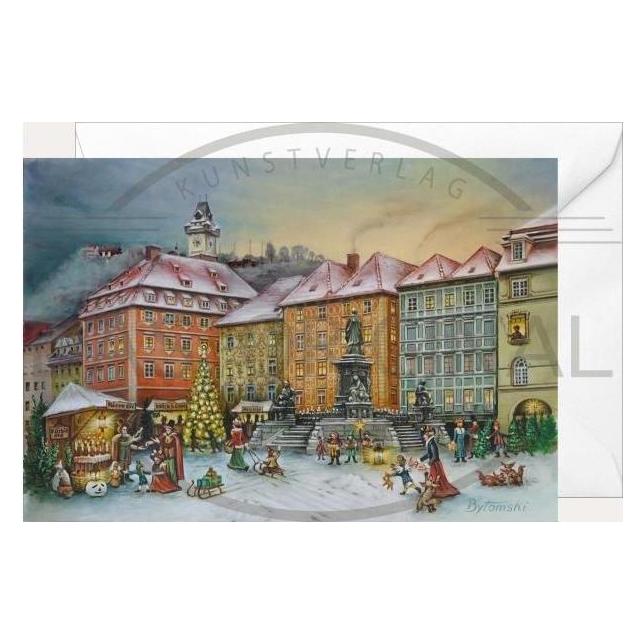 Olewinski & Tochter 2936 - Weihnachtsklappkarte - Graz (2936)