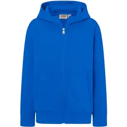 Kinder Sweatjacke Bio-Baumwolle "565" - 122/128 - royal