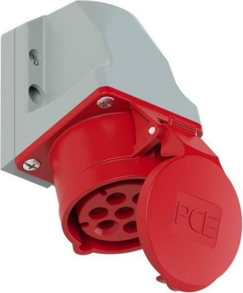 PCE wandcontactdoos 16A 7-polig IP44 6 uur