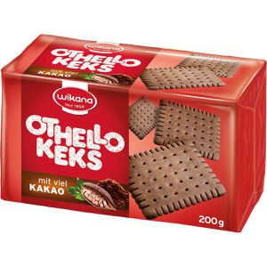Wikana Kekse Othello Keks, mit Kakao, 200 g