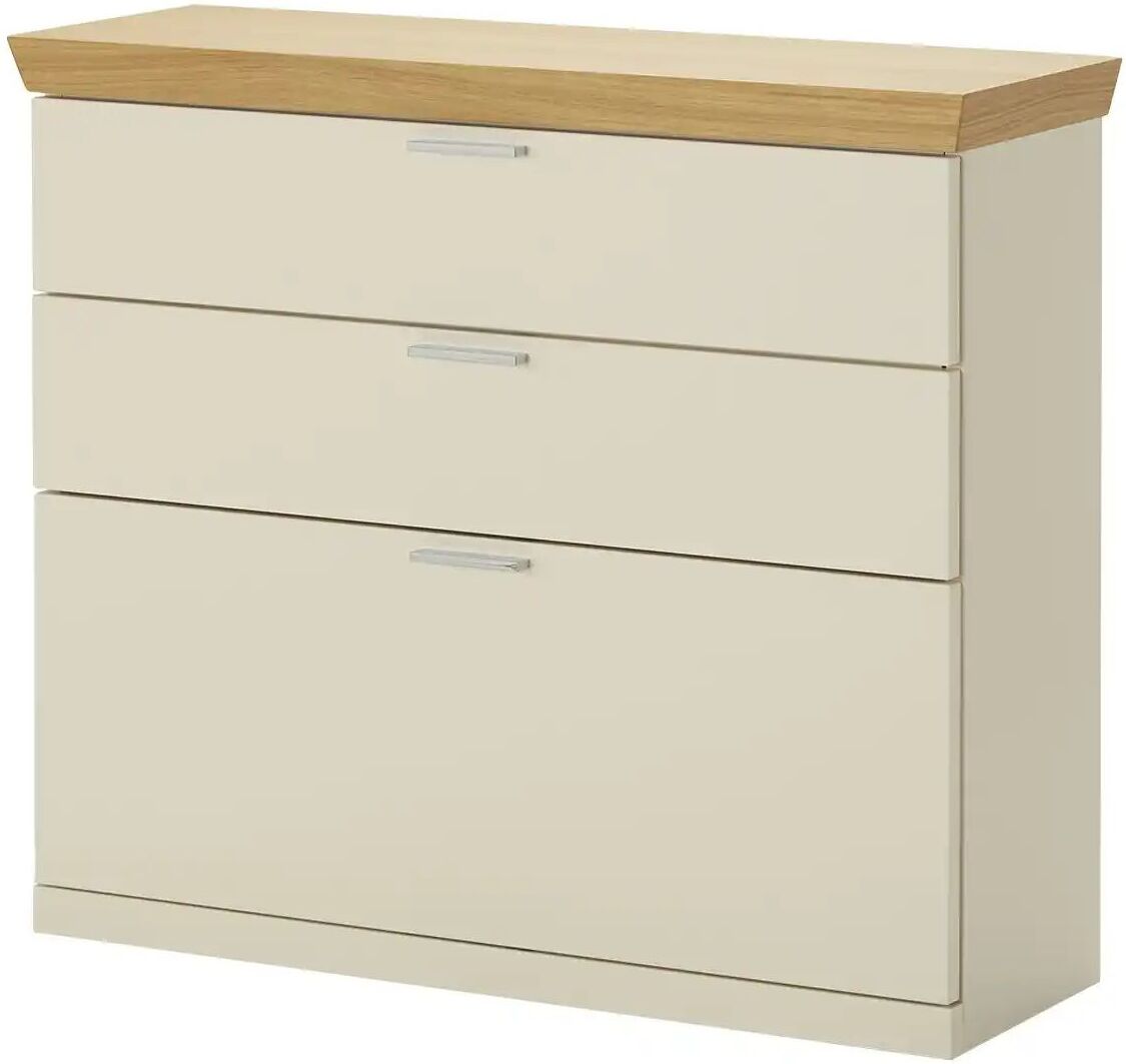 medium Schuhschrank  Gammon ¦ creme ¦ Maße (cm): B: 90 H: 80 T: 30.0