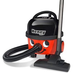 Numatic Staubsauger Henry Compact HVR160-11, rot, mit Beutel & Kabel, 620 Watt