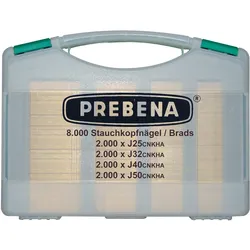 Prebena, Tackerklammern + Tackernägel, J-Box