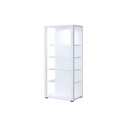Vitrine  Glasol , weiß , Maße (cm): B: 51,8 H: 114,5 T: 34.8