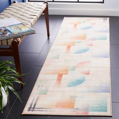 SAFAVIEH Paint Brush Machine Washable Slip Resistant Nazire Rug