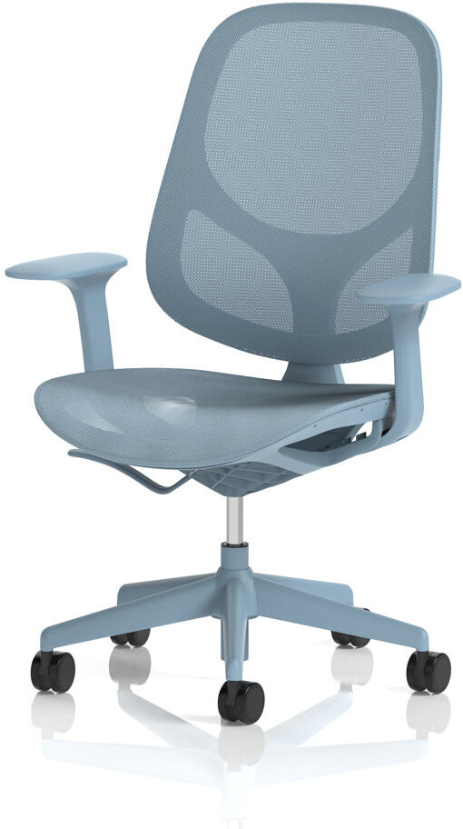 Metro Lane Mesh Task Chair Blue 103.5cm H X 61cm W X 61cm D