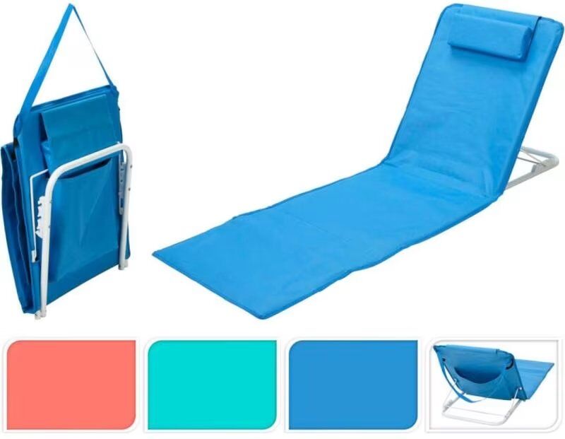 Tumbona Plegable Probeach Para Jardín, Piscina Y Playa Azul Talla Única Unisex