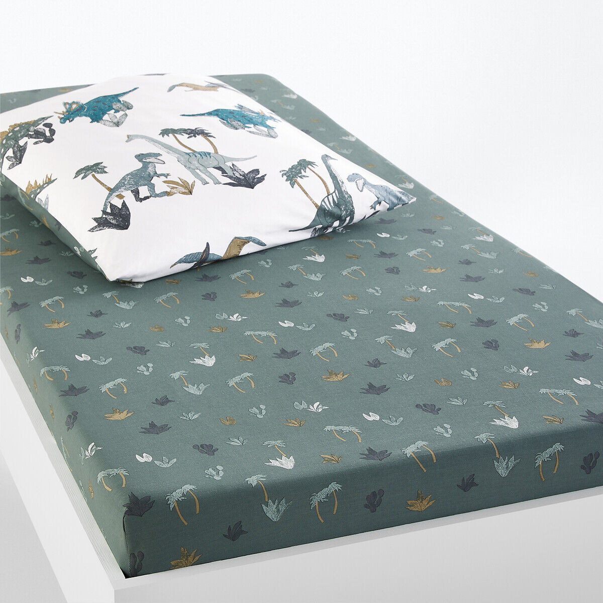 LA REDOUTE INTERIEURS Drap-housse en coton bio Austin
