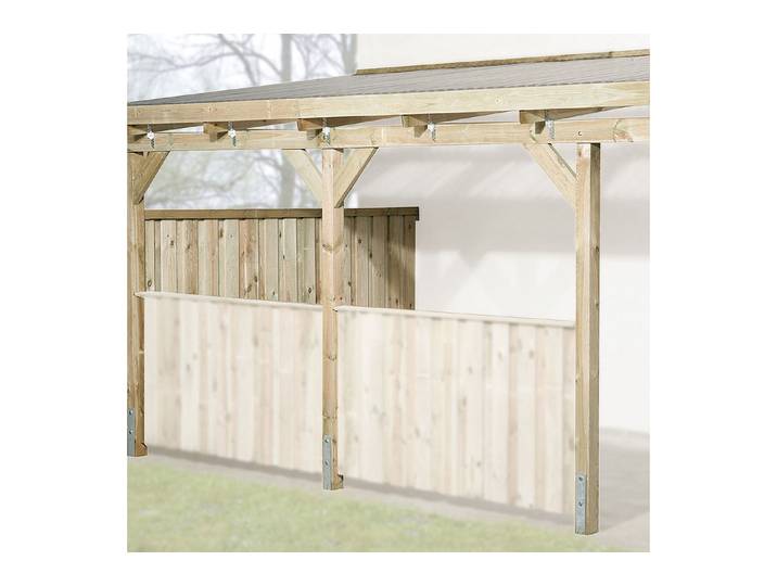 Weka Hohe Seitenwand für TÜ 671 Holz