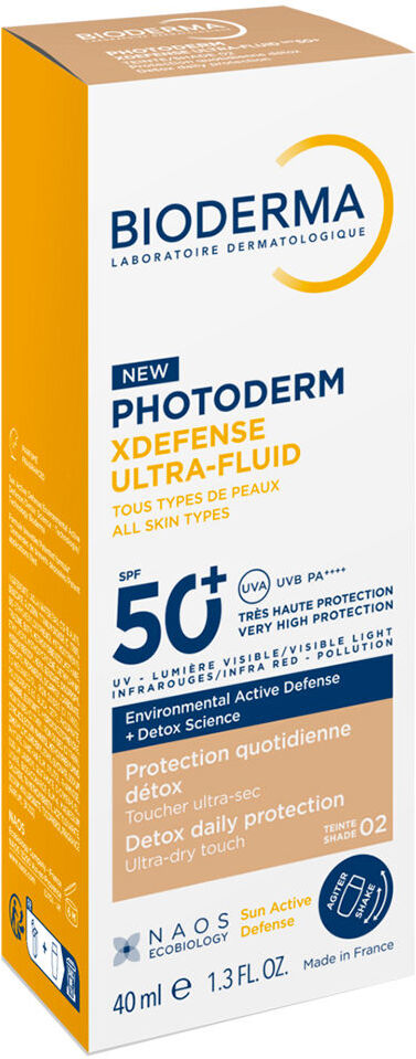 Bioderma Photoderm Xdefense crème solaire teintée SPF50+ #02