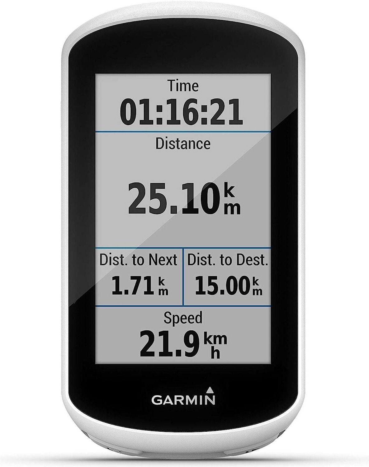Garmin Edge Explore Touchscreen Touring Bike Computer with Connected Features, White, Used - Like New