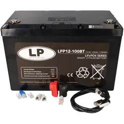 Landport LFP V12-100BT Lithium-Batterie 12,8V 100Ah – mit Bluetooth & BMS