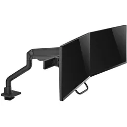 Neomounts Select Desk Mount, double disp (Tisch, 32", 8 kg), Monitor Halterung, Schwarz