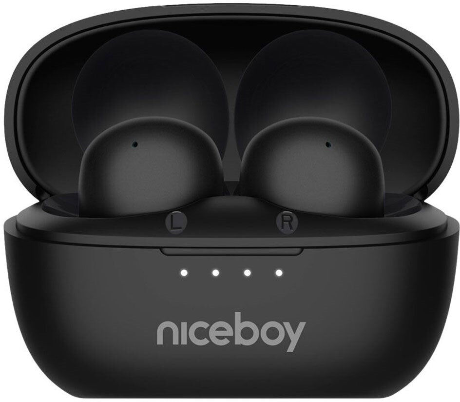 Niceboy HIVE Podsie 4 True Wireless Høretelefoner - In-Ear - Sort