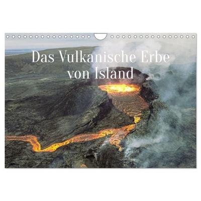 Das Vulkanische Erbe von Island (Wandkalender 2027 DIN A4 quer), CALVENDO Monatskalender