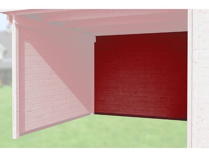 Weka Rückwand für Anbau Typ 126 + 172 Holz Rot 150 × 21 cm