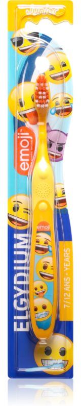 Elgydium Emoji Junior brosse à dents pour enfant 1 pcs
