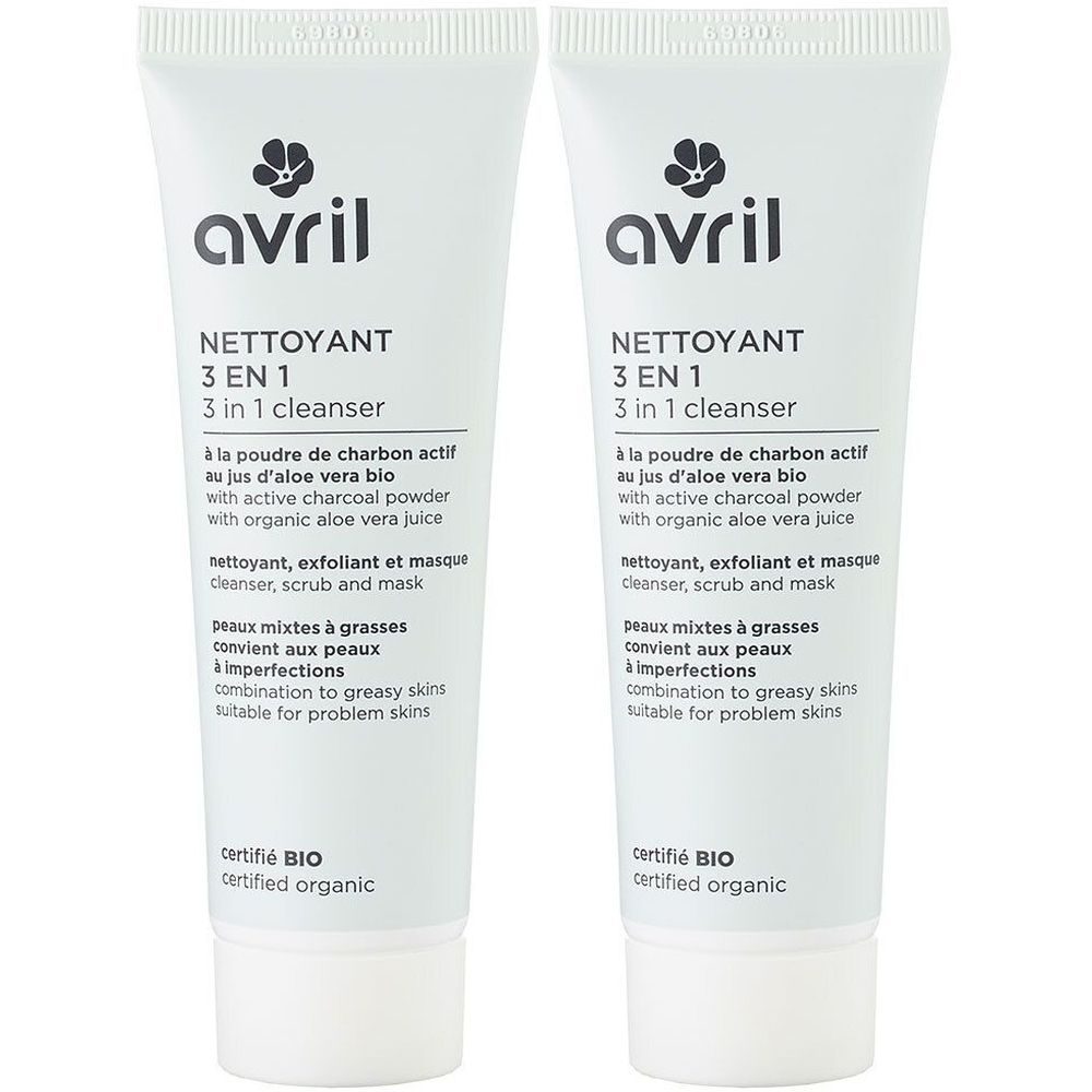 Avril Nettoyant 3En1 50Ml x2 2x50 ml Reinigungsmittel