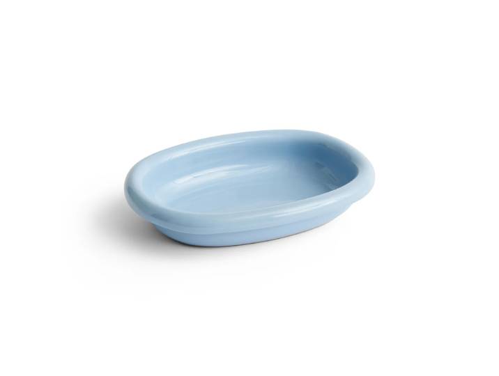 HAY - Barro Servierschale oval, S, hellblau