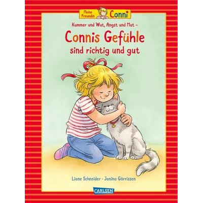 Conni-Bilderbuch-Sammelband: Meine Freundin Conni: Kummer und Wut, Angst und Mut – Connis Gefühle sind richtig und gut, Gebundene Ausgabe von Liane