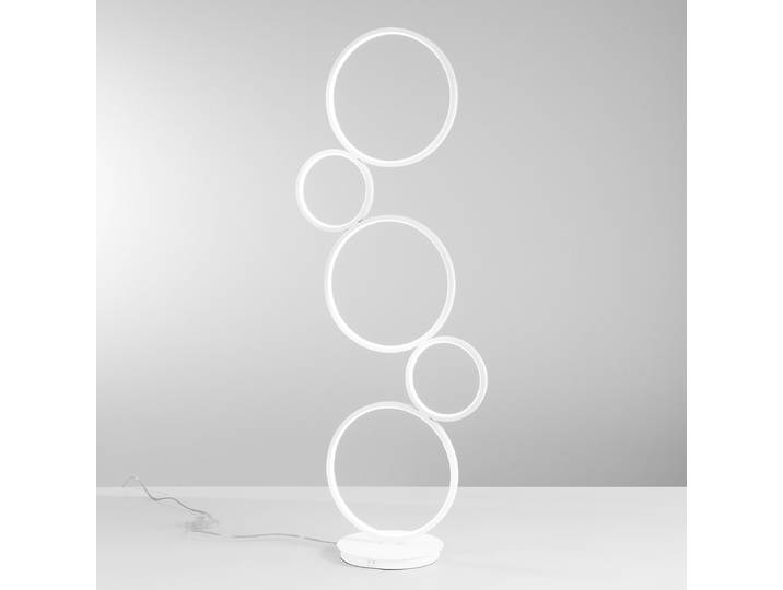 LED-Stehleuchte Fredy Ø 25cm Weiß Kunststoffart: Silikon Material: Metall, Kunststoff Metallart: Aluminium Oberfläche Metall: Lackiert LED