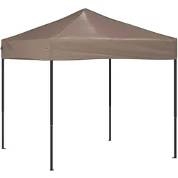 vidaXL Partyzelt Faltbar Taupe 2x2 m