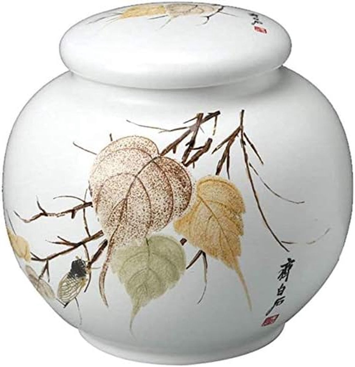 Decoratieve Keramische Urn voor Herdenking