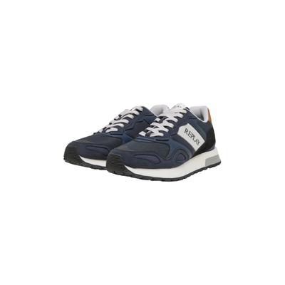 Sneaker REPLAY "Replay BULLET UNION", Herren, Gr. 42, blau (navy), Kunstfaser, Schuhe Sneaker